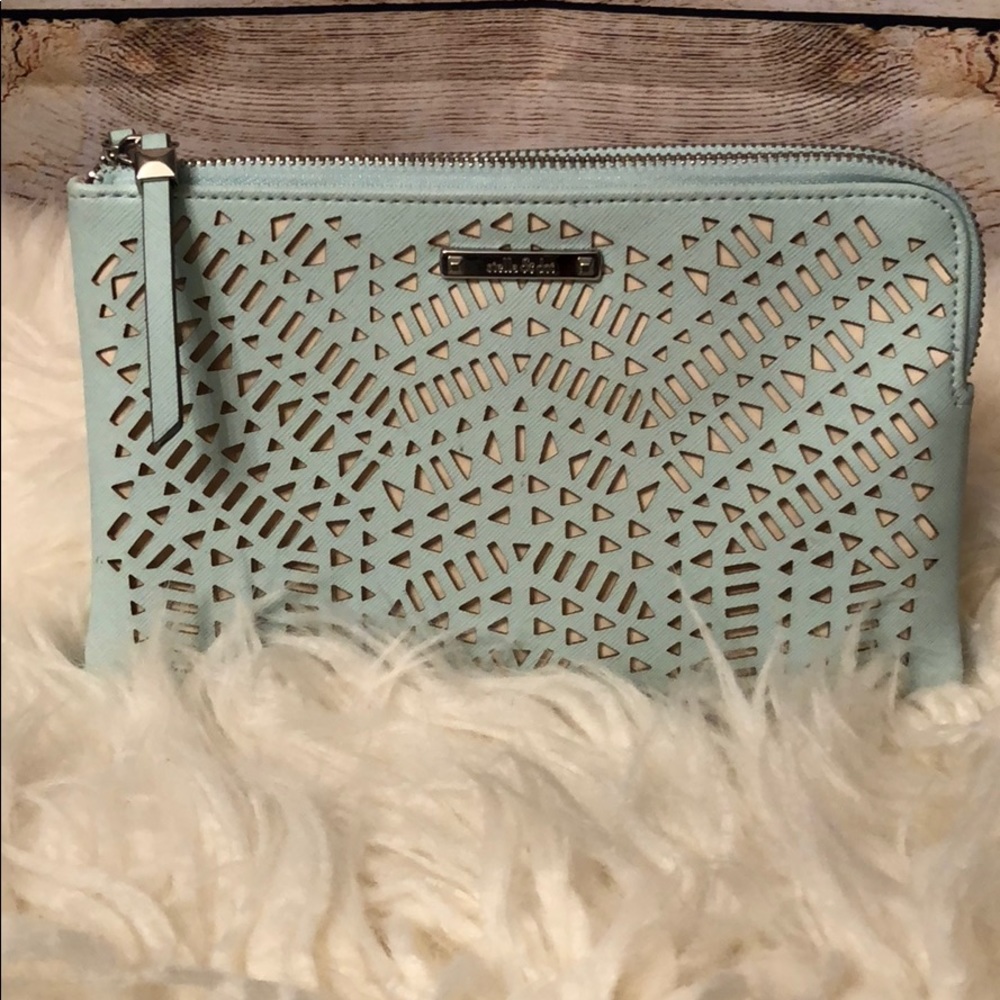 Stella & Dot Double Zip Clutch